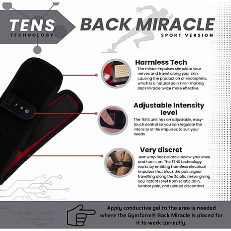 Gymform Back Miracle - Back Pain Tens Machine